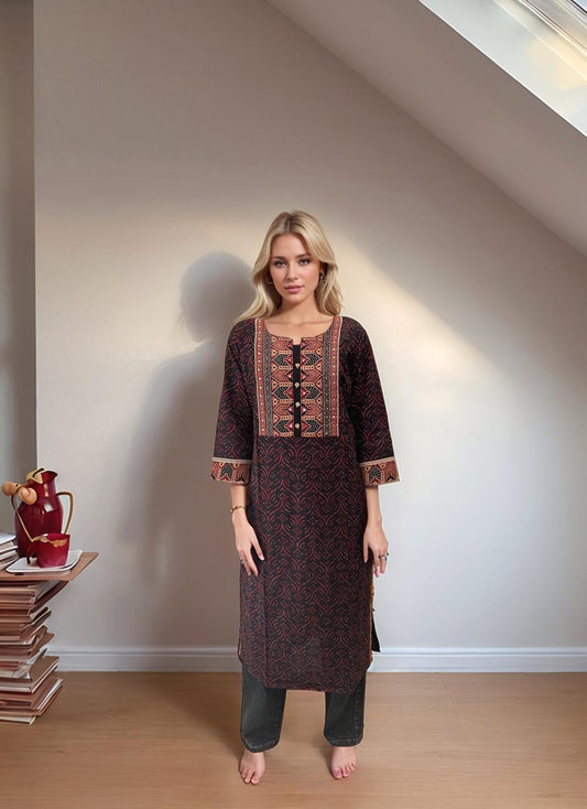 Gujrati Patchwork Kurti