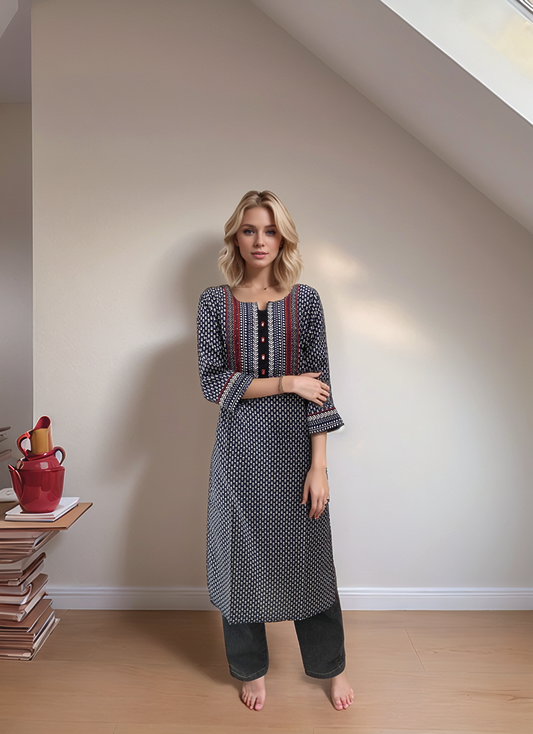 Gujrati Patchwork Kurti